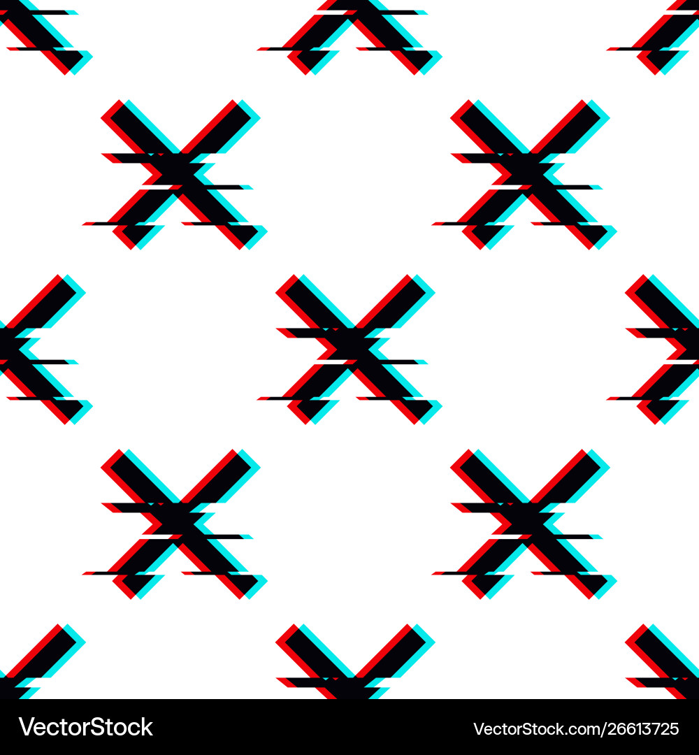 Seamless pattern with symbol cross Seamless pattern with symbol cross vector image