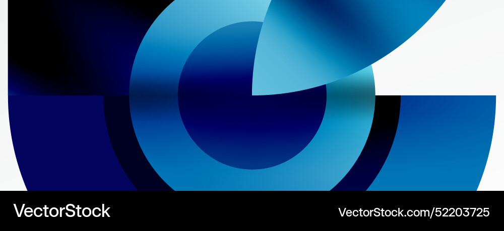 Trendy simple circle abstract background vector image