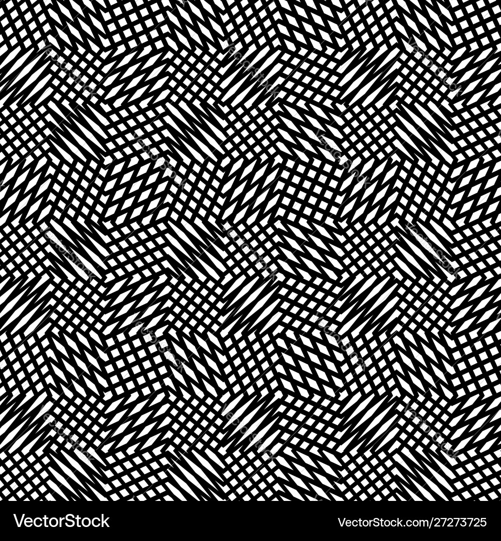 Warp free-form reticular array matrix lines Vector Image