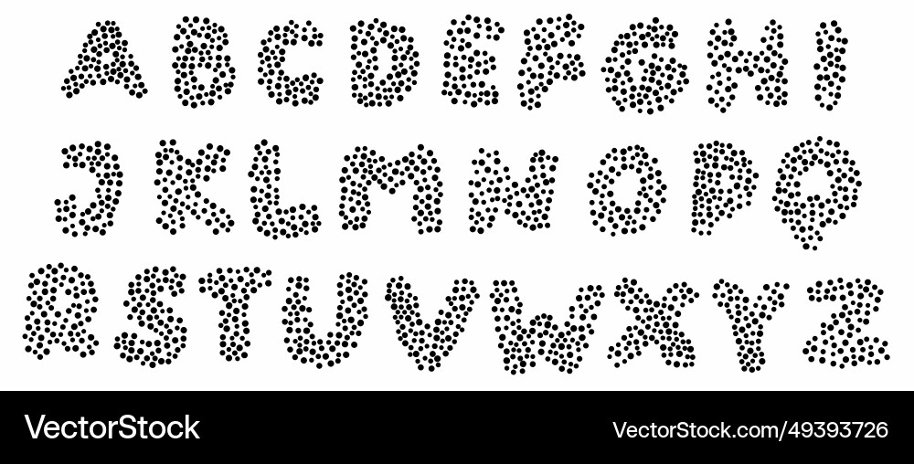 Black english alphabet abc latin font a to z Black english alphabet abc latin font a to z vector image