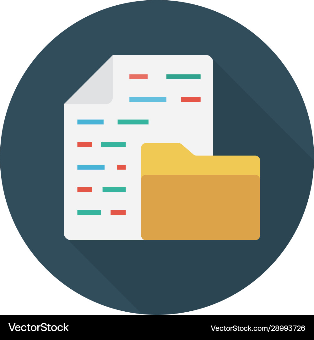 Files vector image