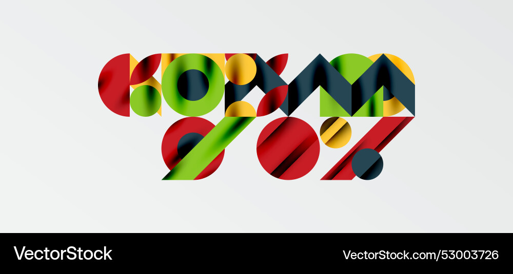 Geometric neo patterns abstract background vector image