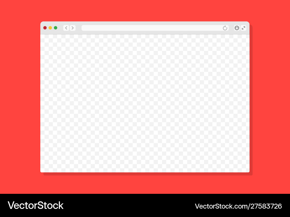 Web-Browser-Fenster Computer oder Internet-Rahmen Web-Browser-Fenster Computer oder Internet-Rahmen vektorbild