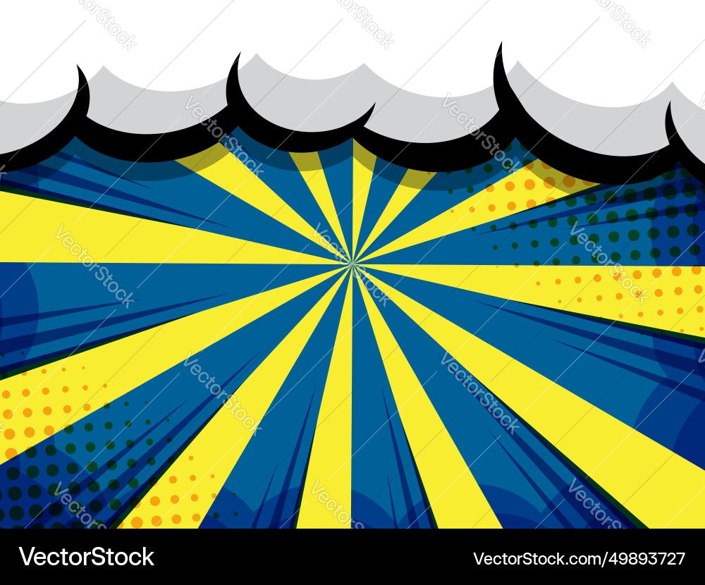Abstract comic book pop art cartoon background Abstract comic book pop art cartoon background vector image