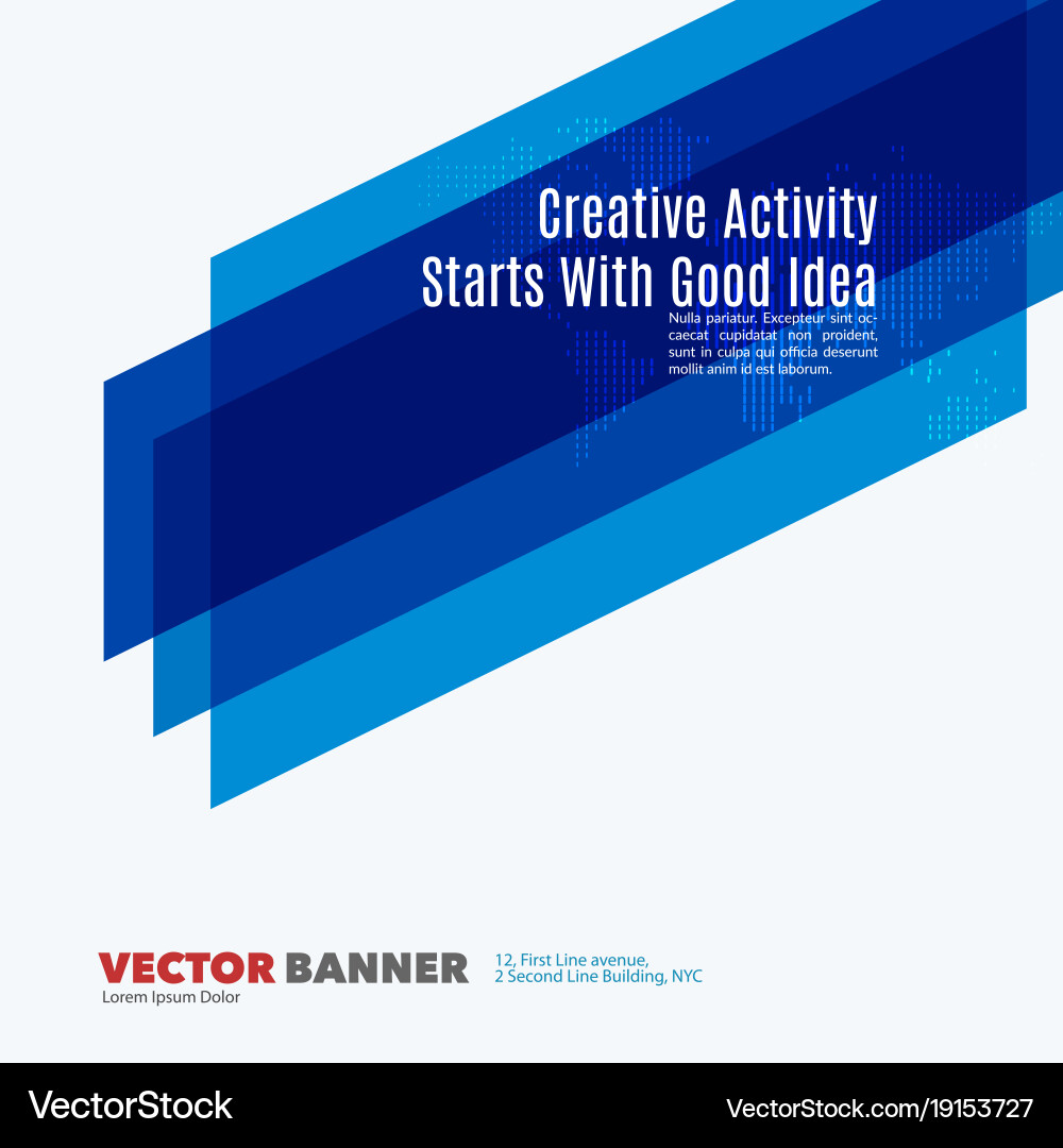 Abstract design elements for graphic layout vector image