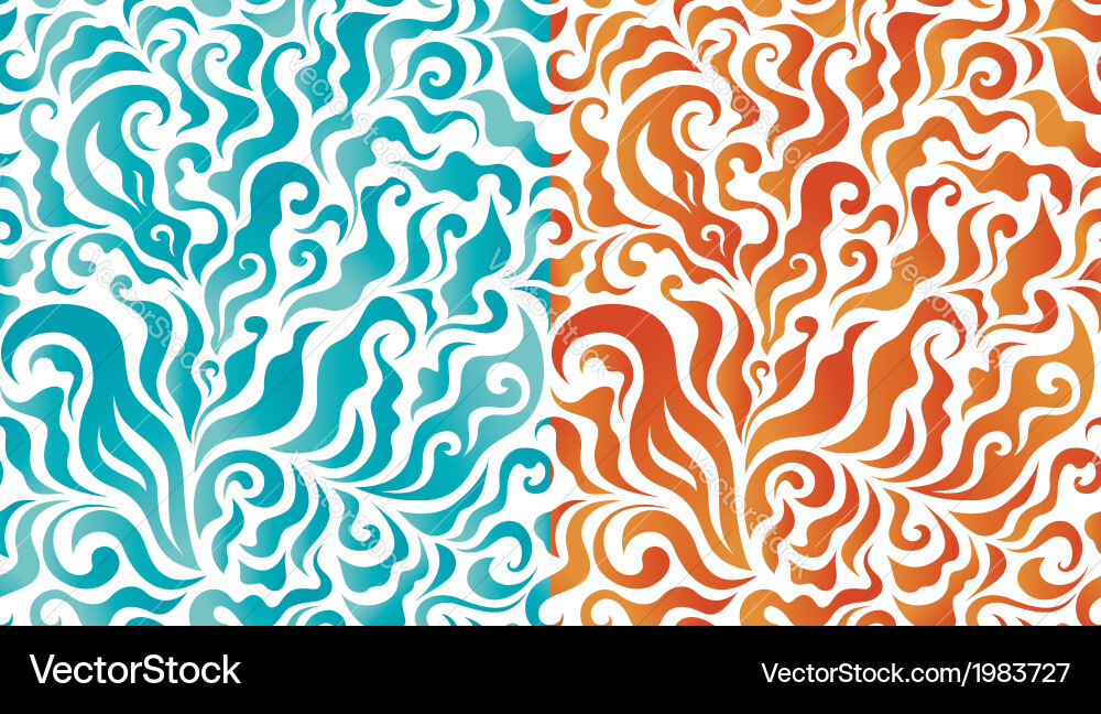 Abstract Elemental Patterns vector image