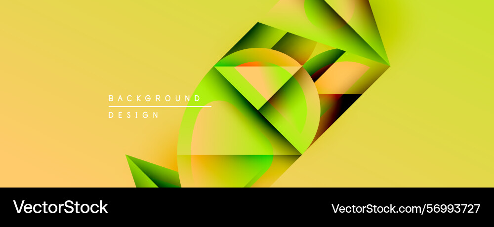 Abstract yellow background features overlapping Abstract yellow background features overlapping Vector Image