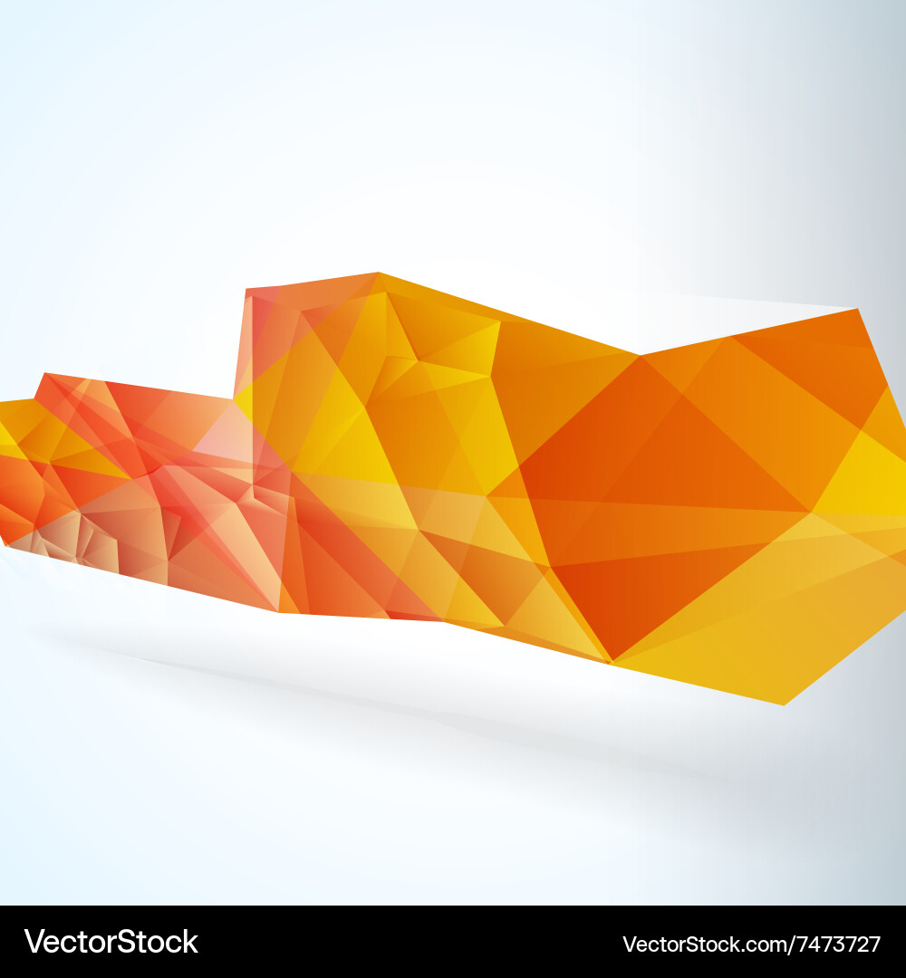 Geometric triangular abstract background vector image