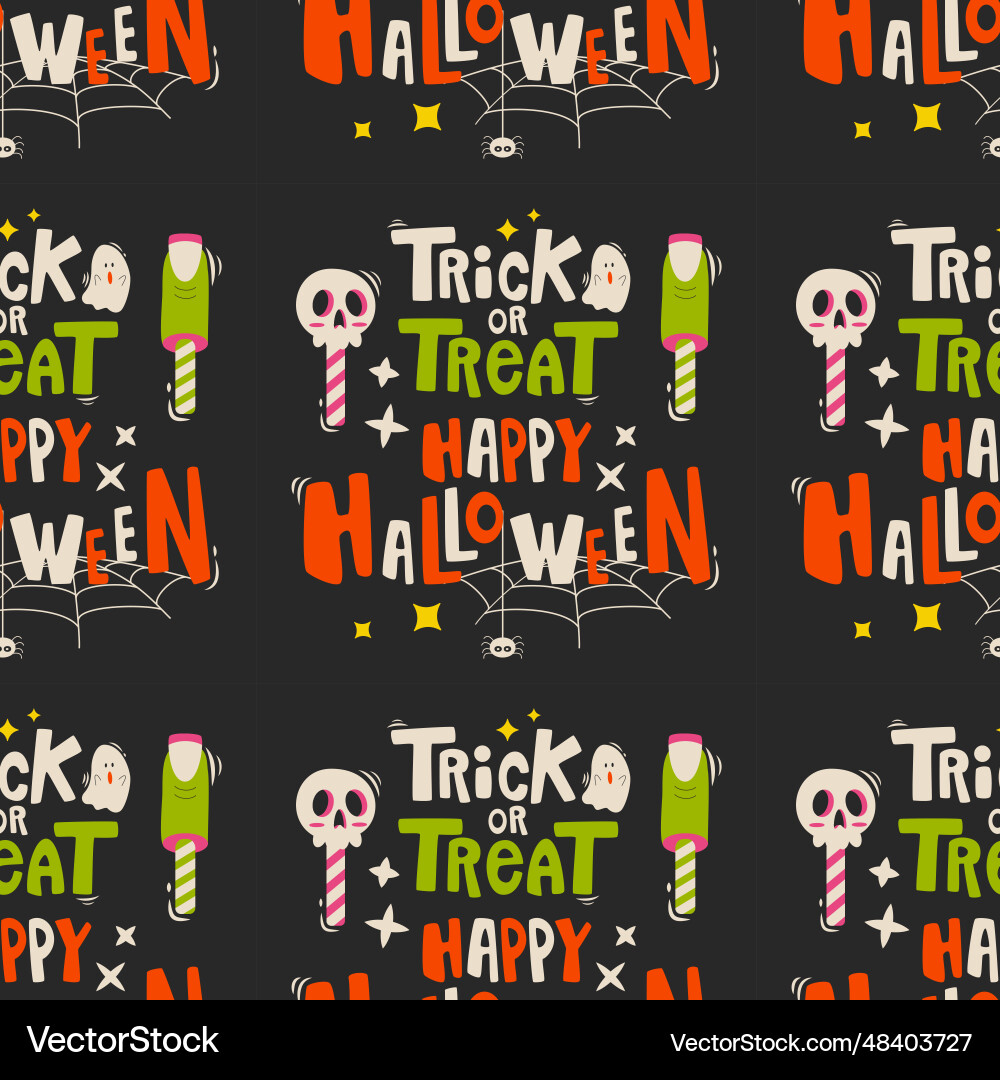 Halloween pattern endless texture can be used Halloween pattern endless texture can be used Vector Image