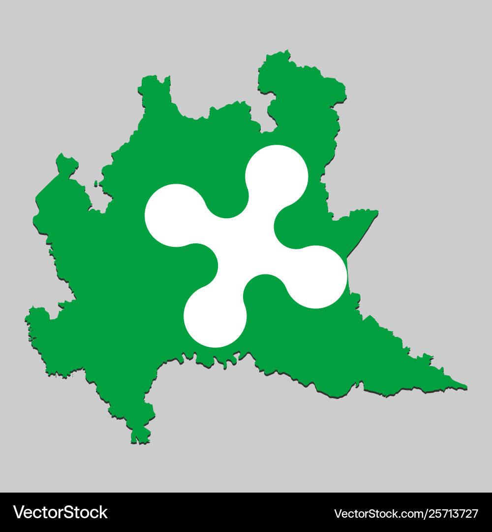 Map with flag Map with flag vector image