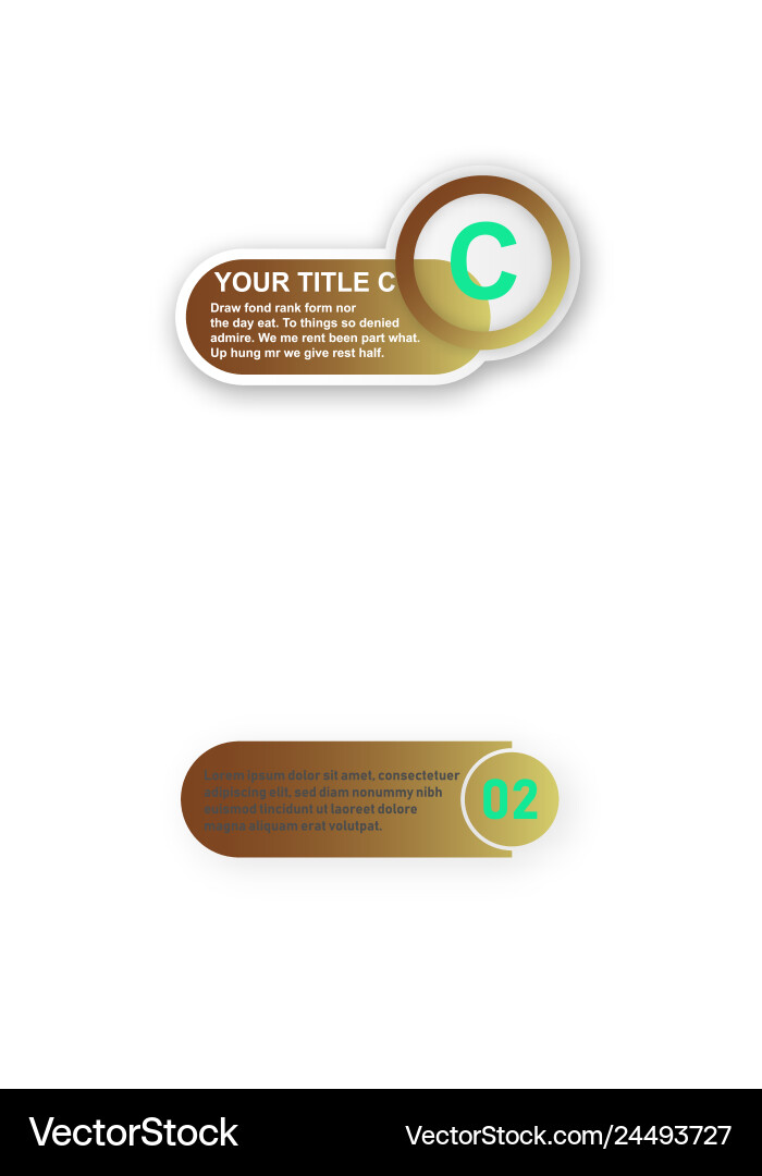 Minimal brochure templates with elements on whte Minimal brochure templates with elements on whte vector image