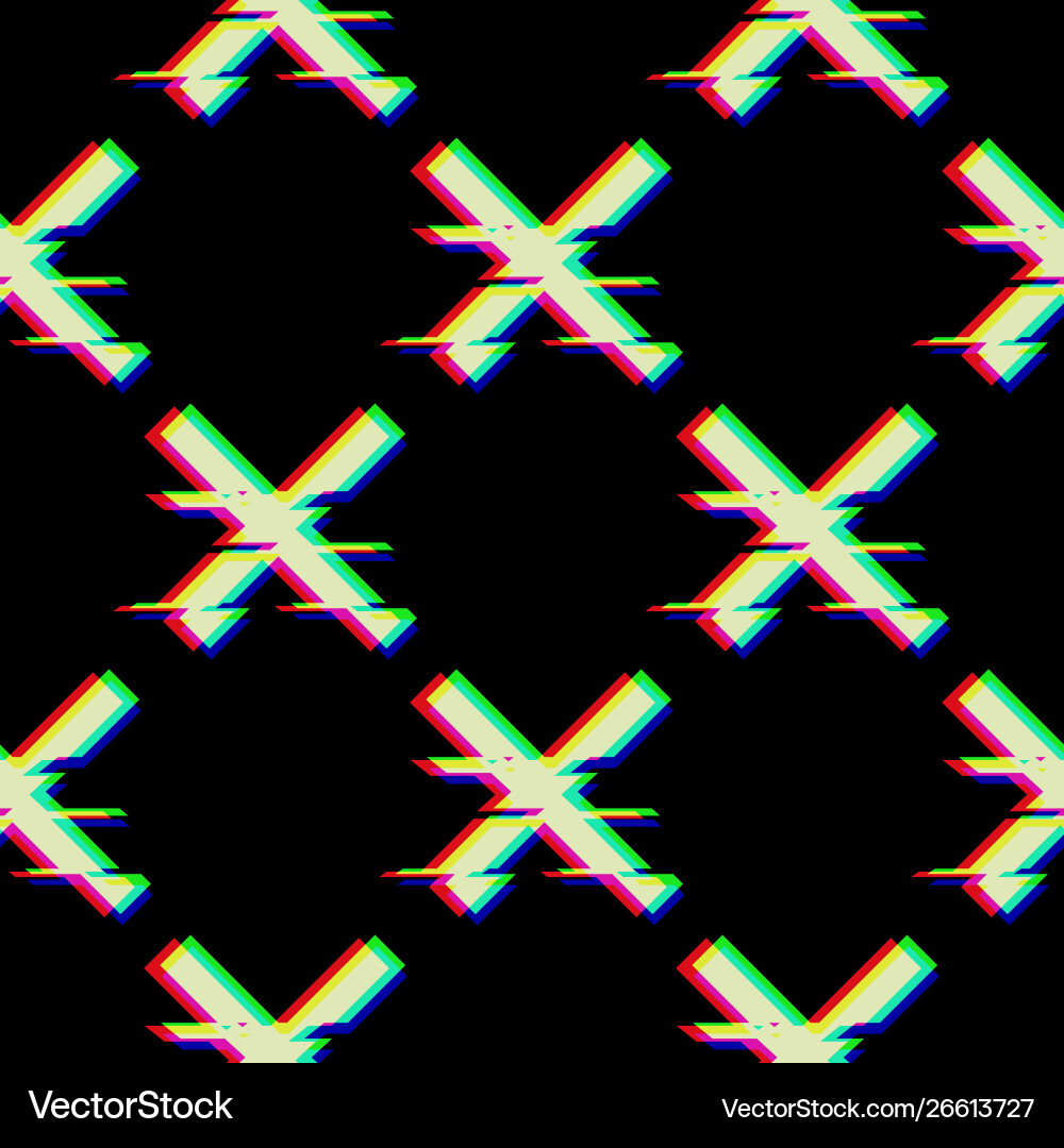 Seamless pattern with symbol cross Seamless pattern with symbol cross vector image