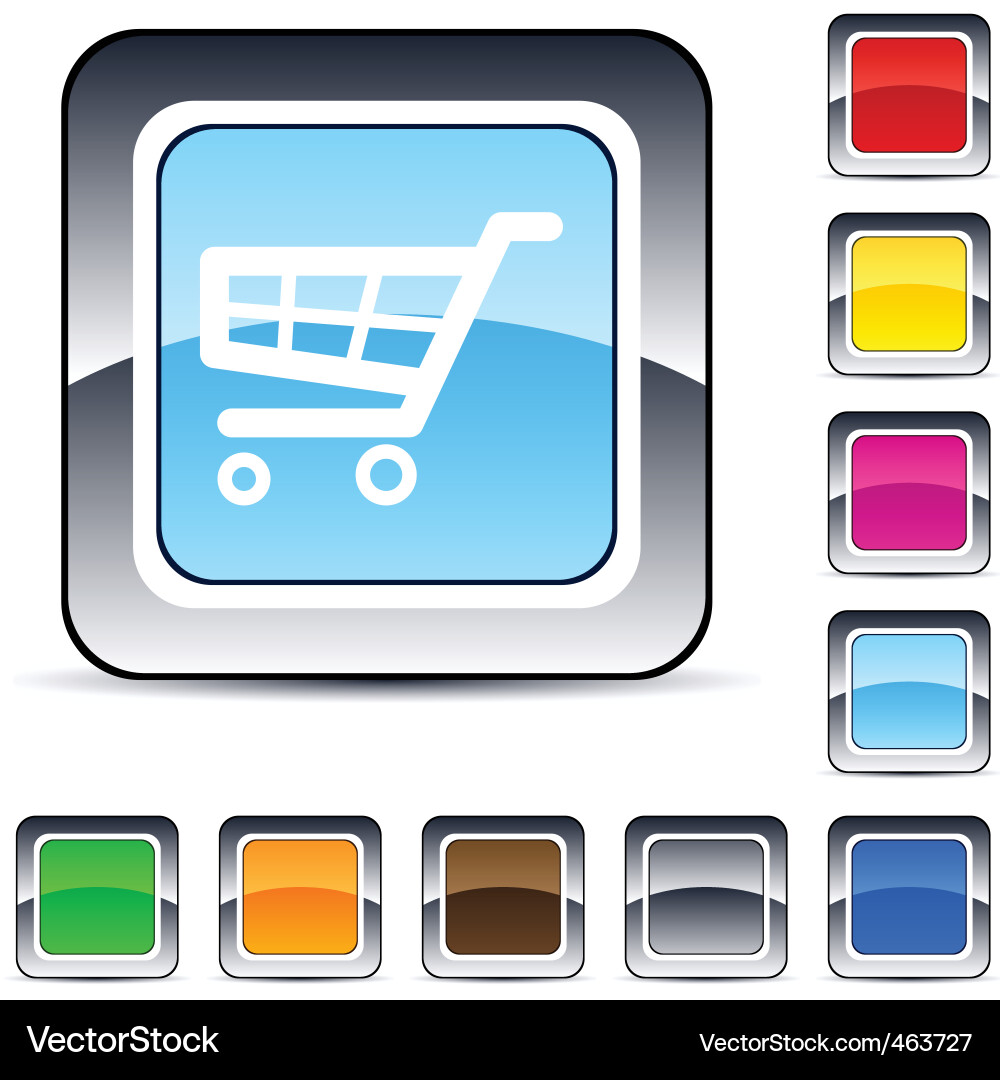 Shopping Cart Icons Vector Image