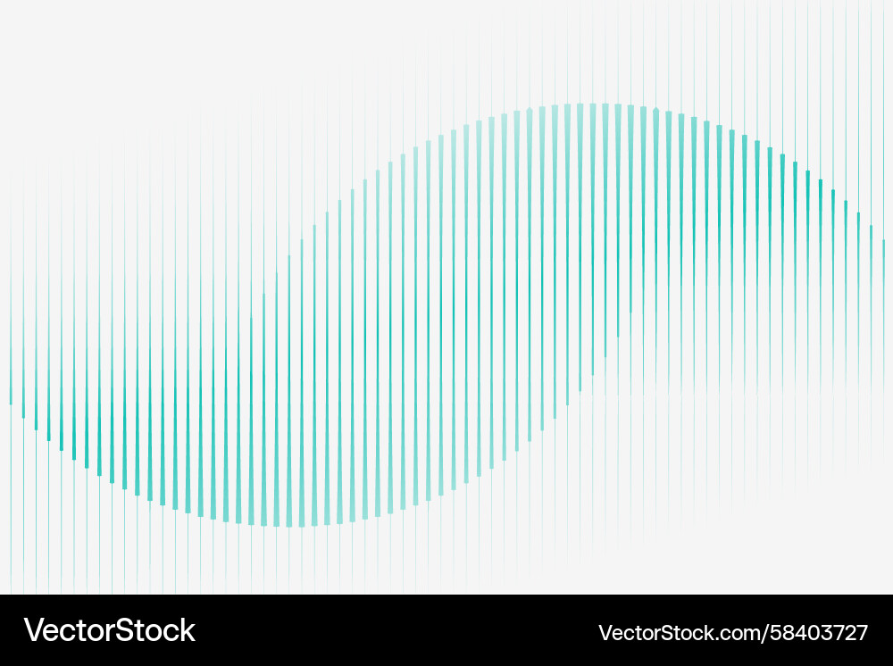 Wavy Line Art Flow Pattern Vector Image