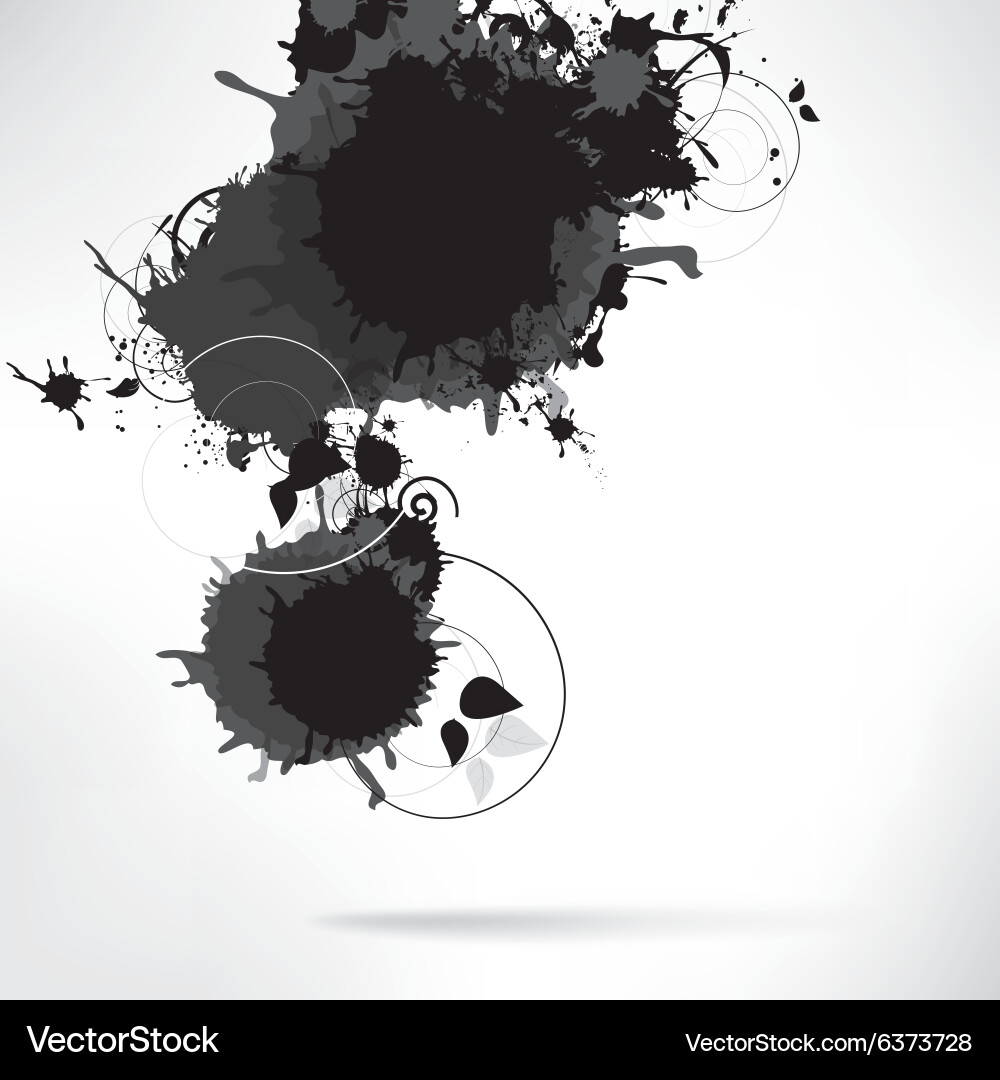 Abstract background with splash vector image