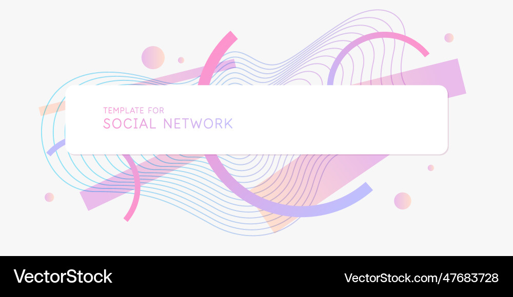 Composition with geometric shapes abstract Vector Image