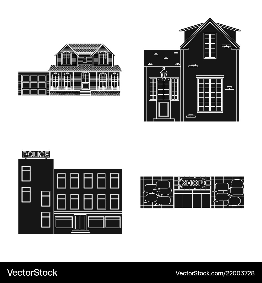 Design of building and front symbol Design of building and front symbol vector image