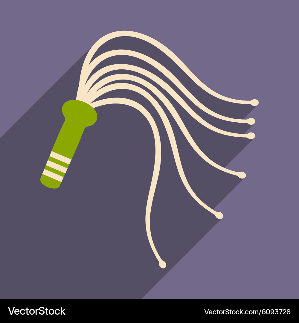 Flat with shadow icon and mobile application vector image