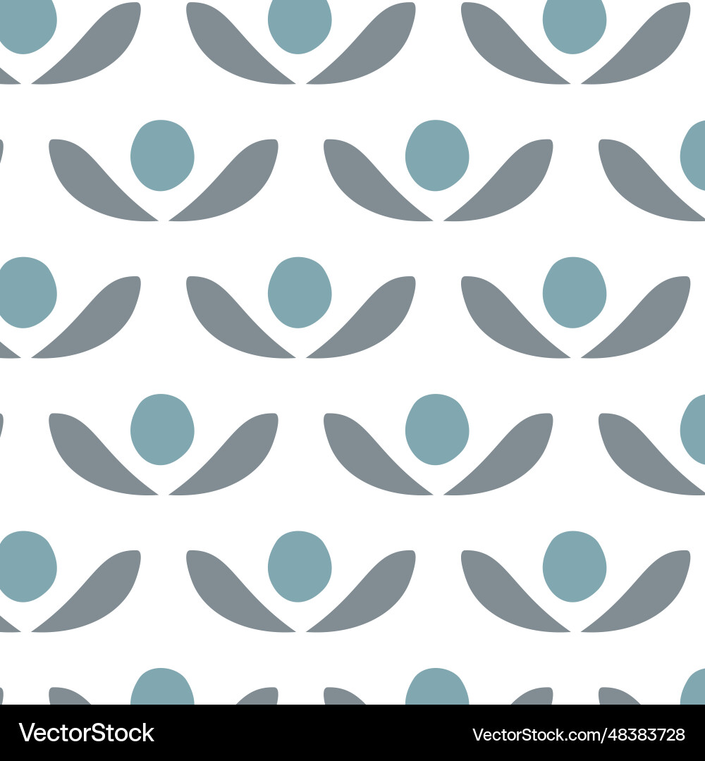 Seamless pattern in scandinavian Vector Image
