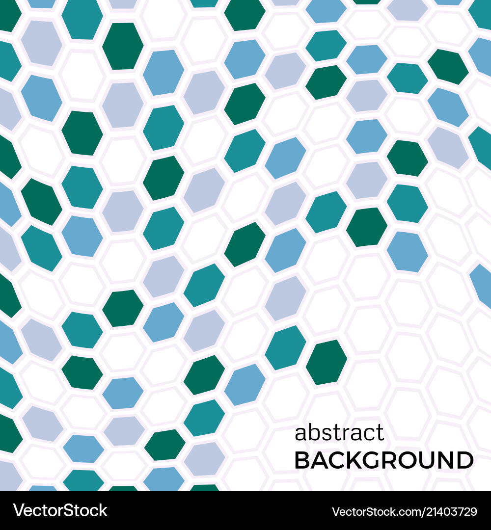 Abstract background with color hexagons Abstract background with color hexagons vector image
