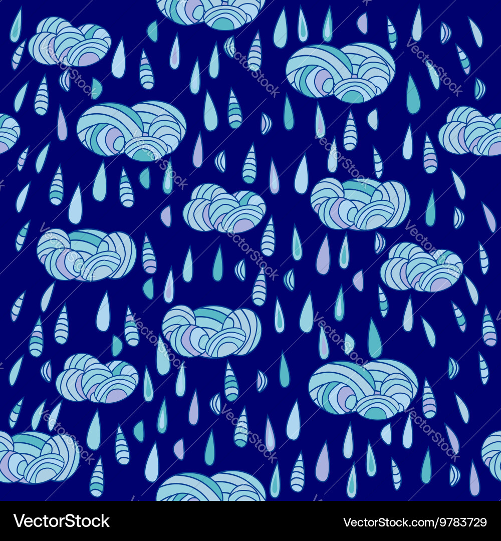 Autumn seamless pattern vector image