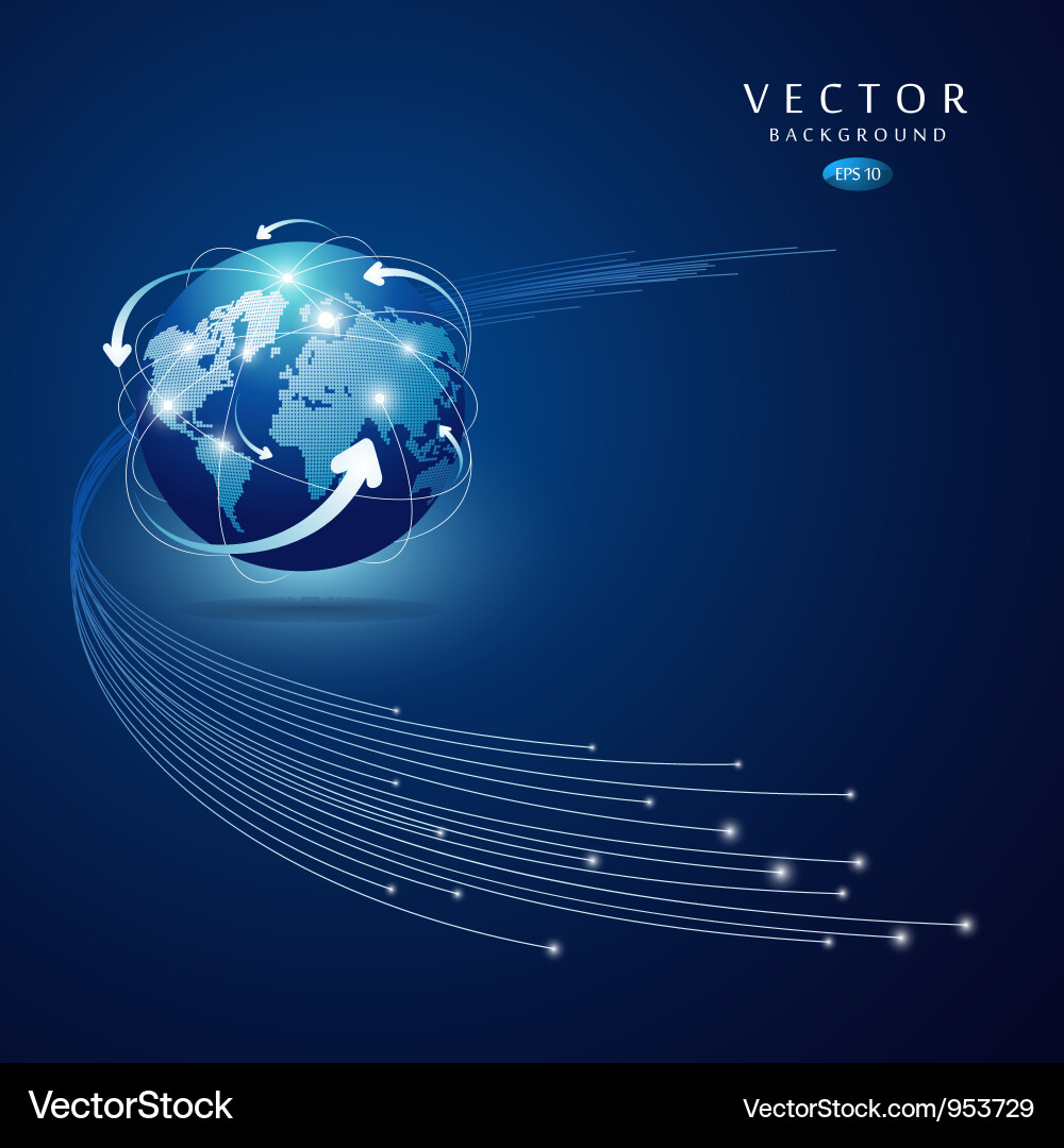 Global Network Connection Vector Image
