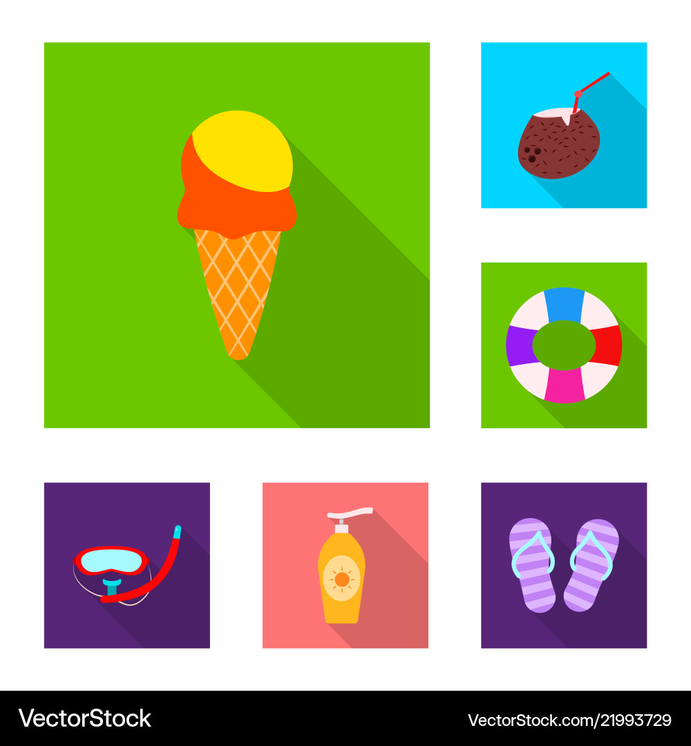 Isolated object of pool and swimming logo Vector Image