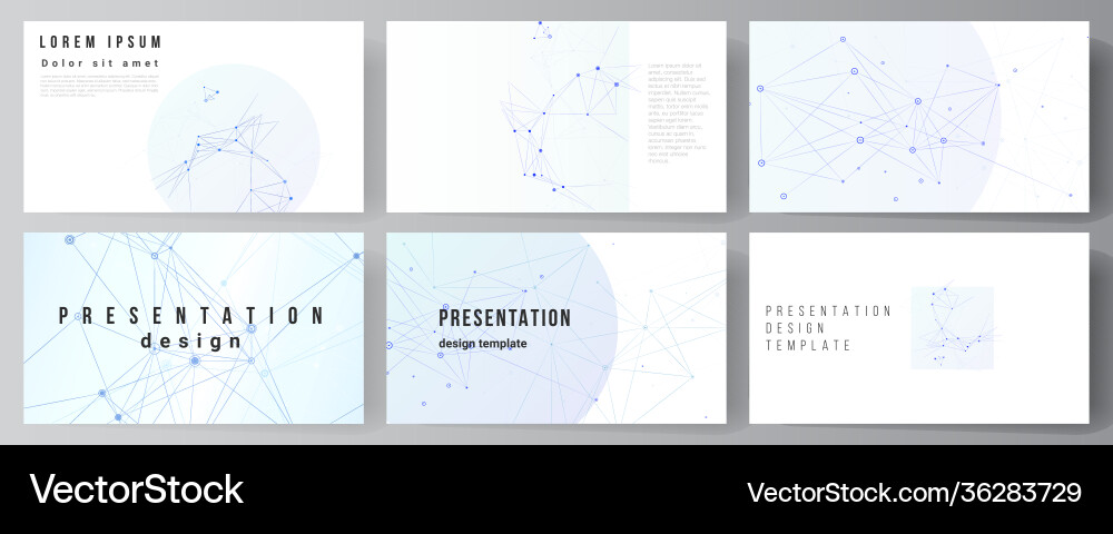 Layout presentation slides design Layout presentation slides design vector image
