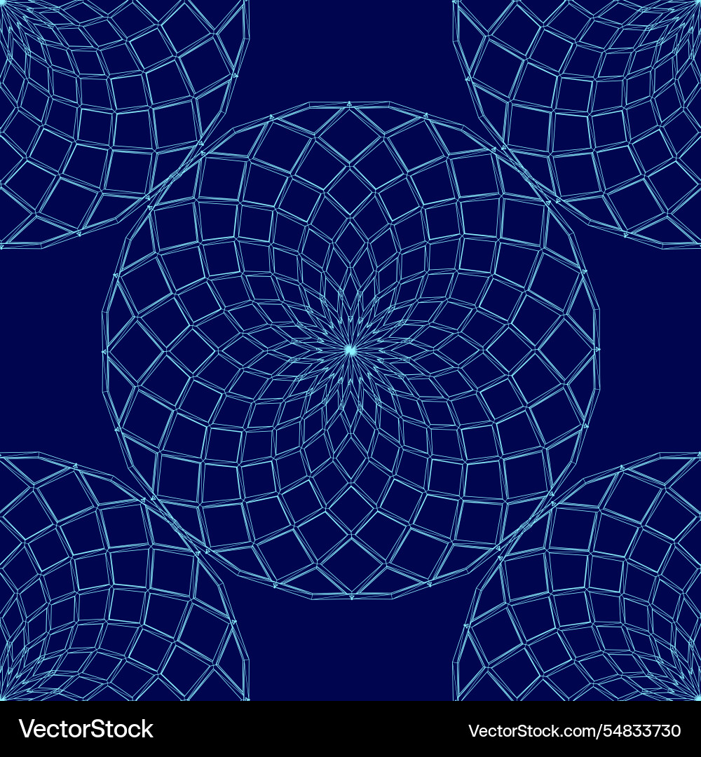 Blue pattern of circles with a background Blue pattern of circles with a background vector image