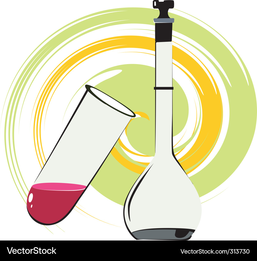 Flask vector image
