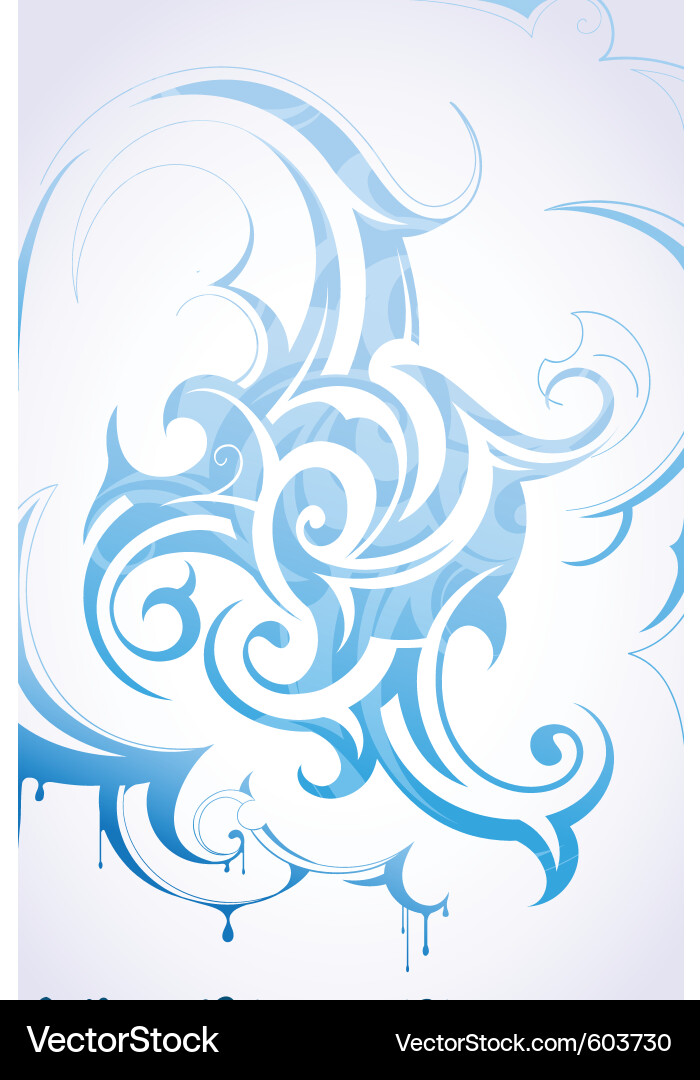 Floral Swirls Vector Image
