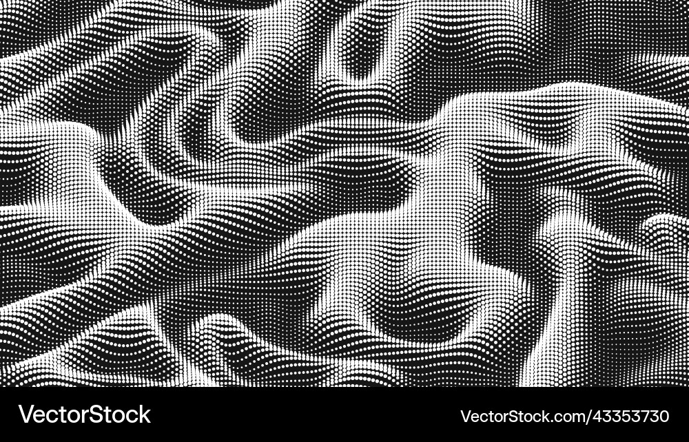 Point Wave Noise Texture vector image