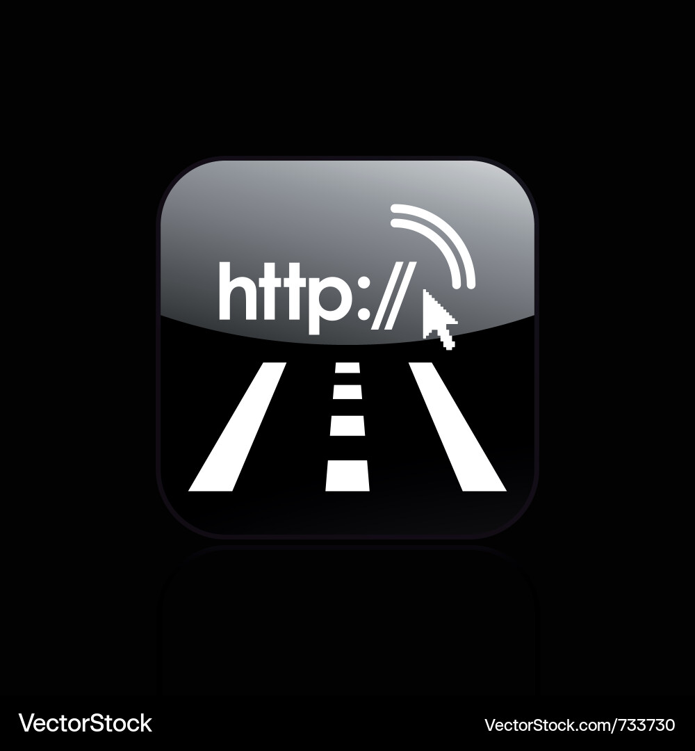 Web navigate icon vector image