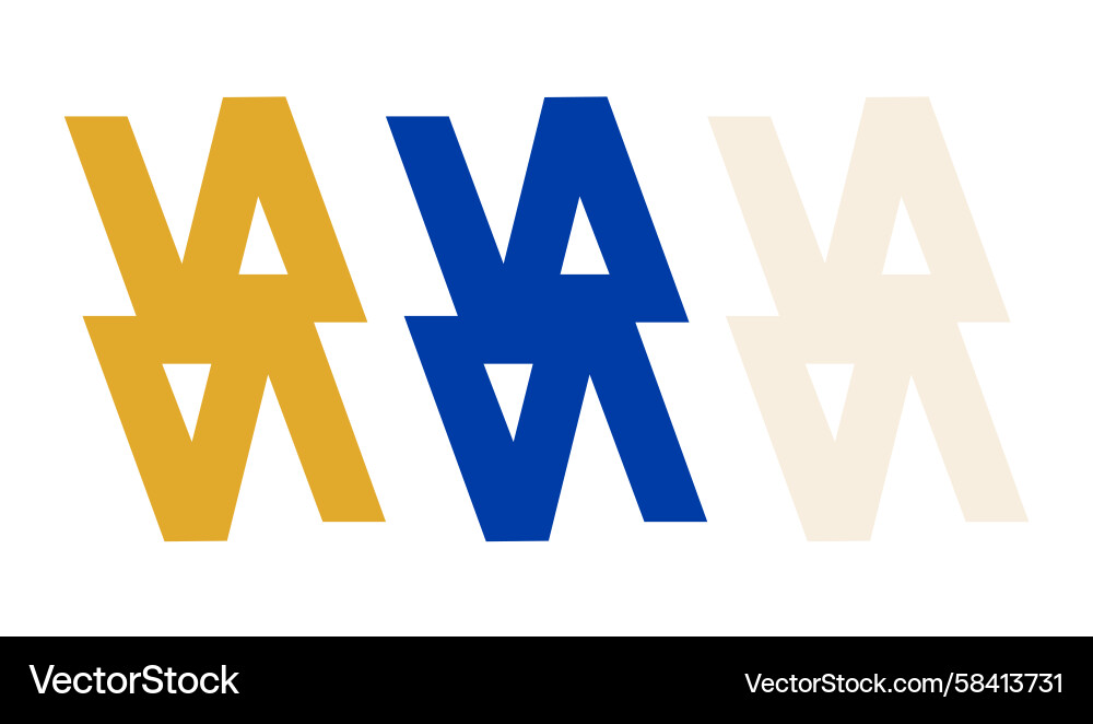 Abstract A Shape Pattern Vector Image