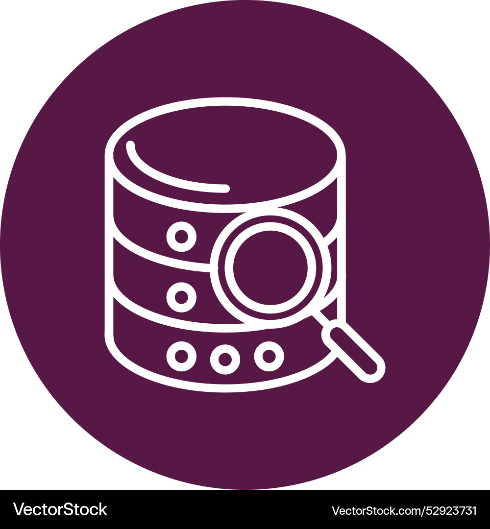 Database icon design vector image
