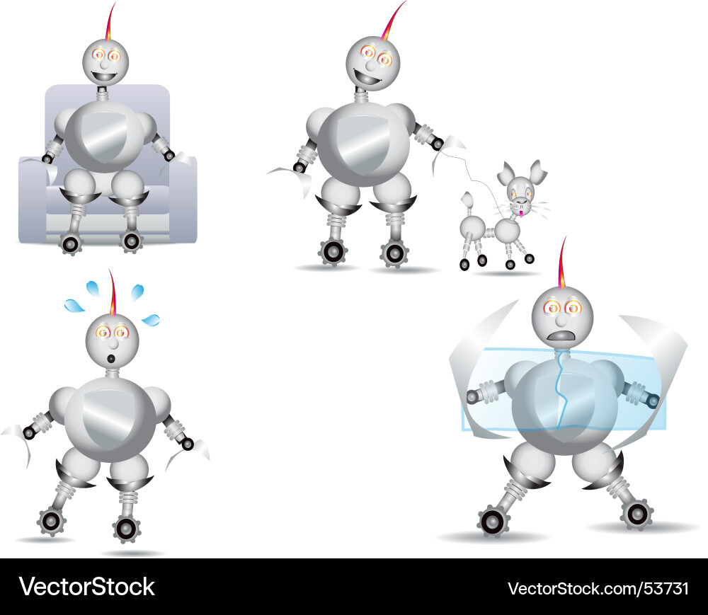 Robot vector image