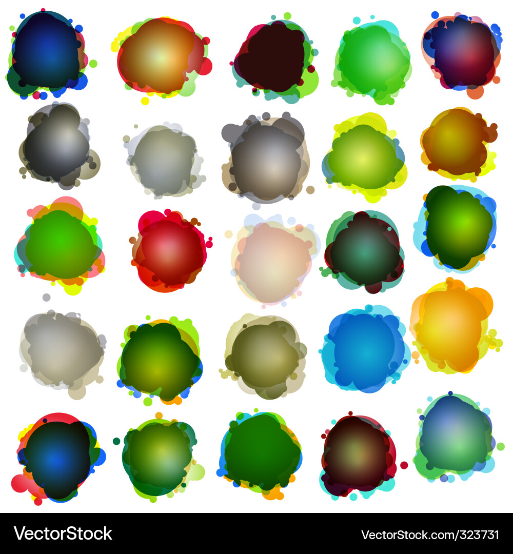 Speech bubbles Vector Image