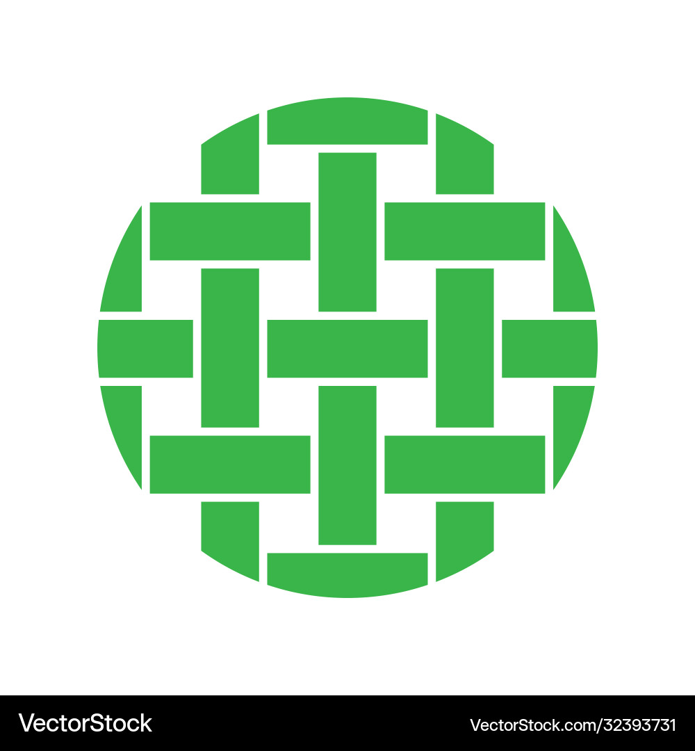Woven icon for logo design about craft or any Woven icon for logo design about craft or any vector image