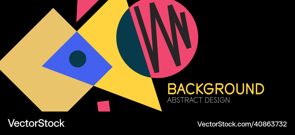 Abstract background blocks lines triangles Abstract background blocks lines triangles vector image