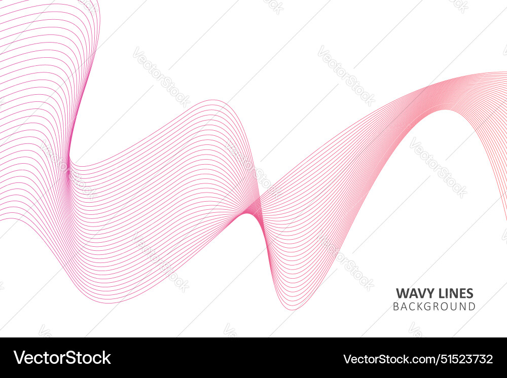 Abstract smooth motion lines background vector image