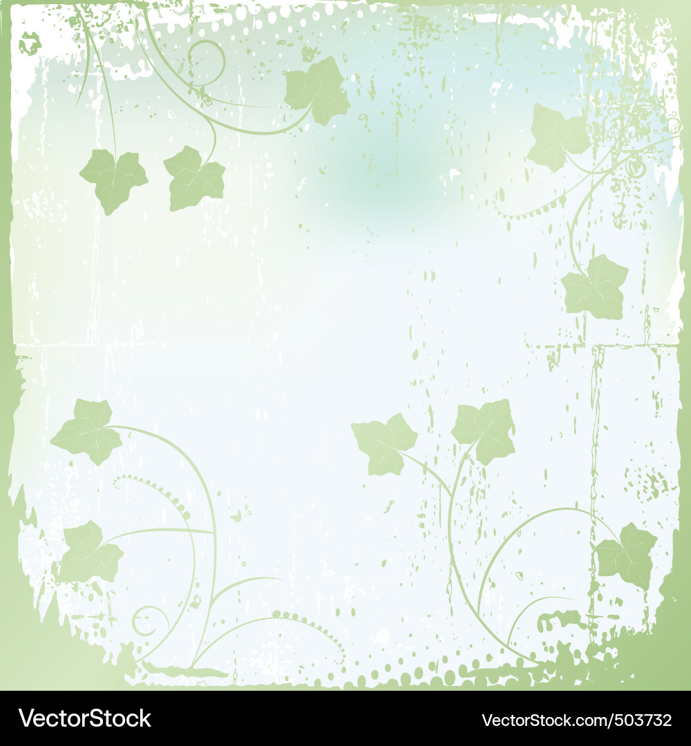 Elegante Ivy Blumen Hintergrund Vektorbild
