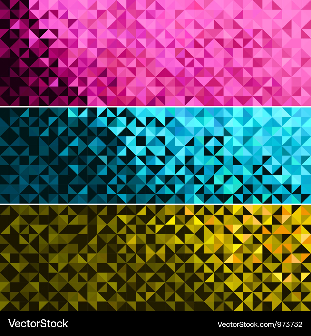 Geometric Gradient Pattern vector image