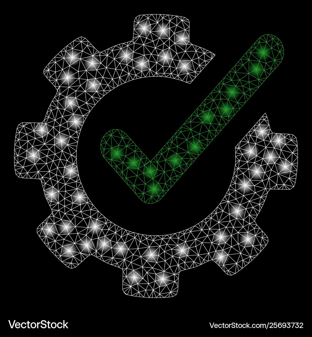 Golden square pattern checking asistance vector image