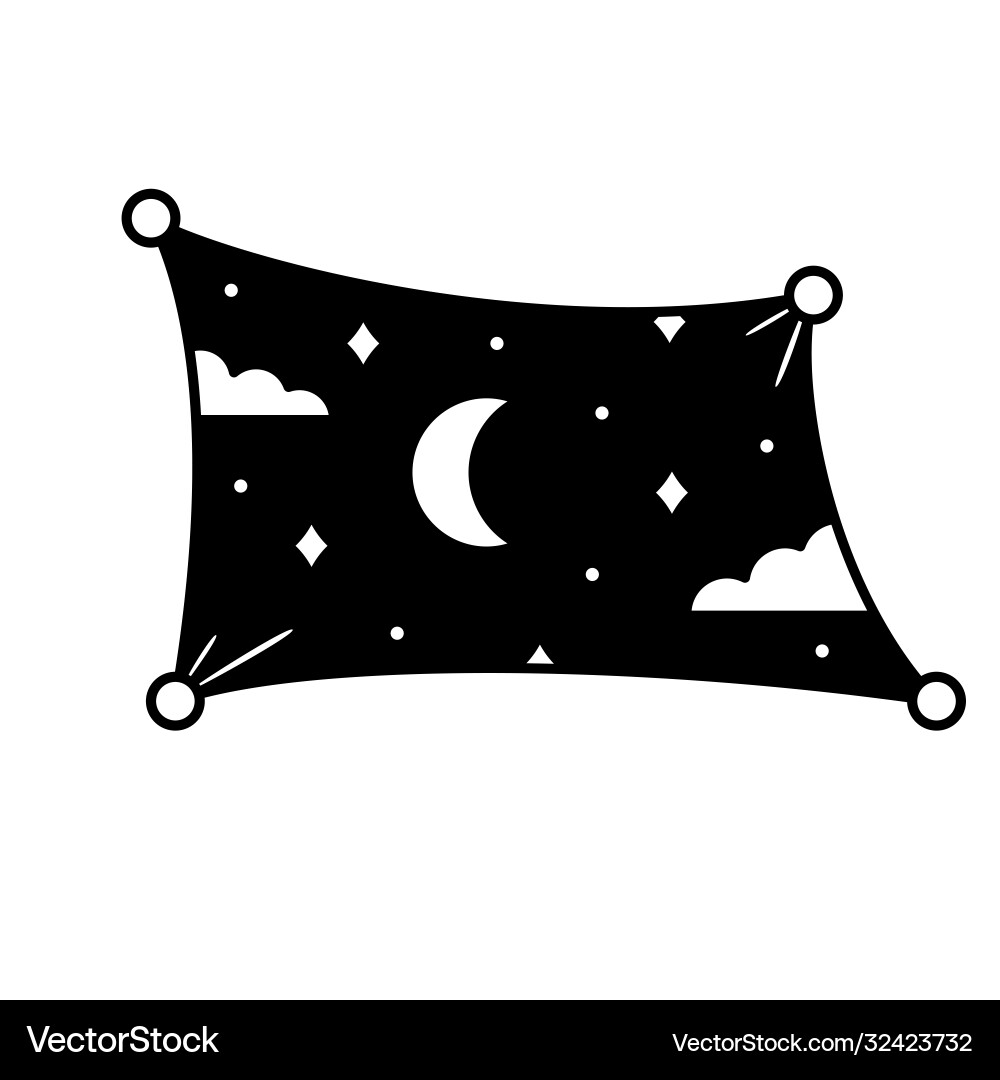 Night sky with moon stars clouds concept Night sky with moon stars clouds concept vector image