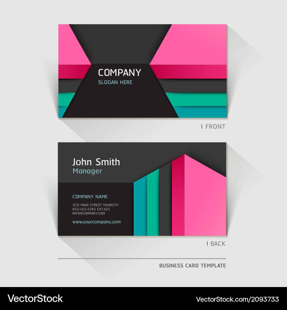 Business card abstract background Vector Image