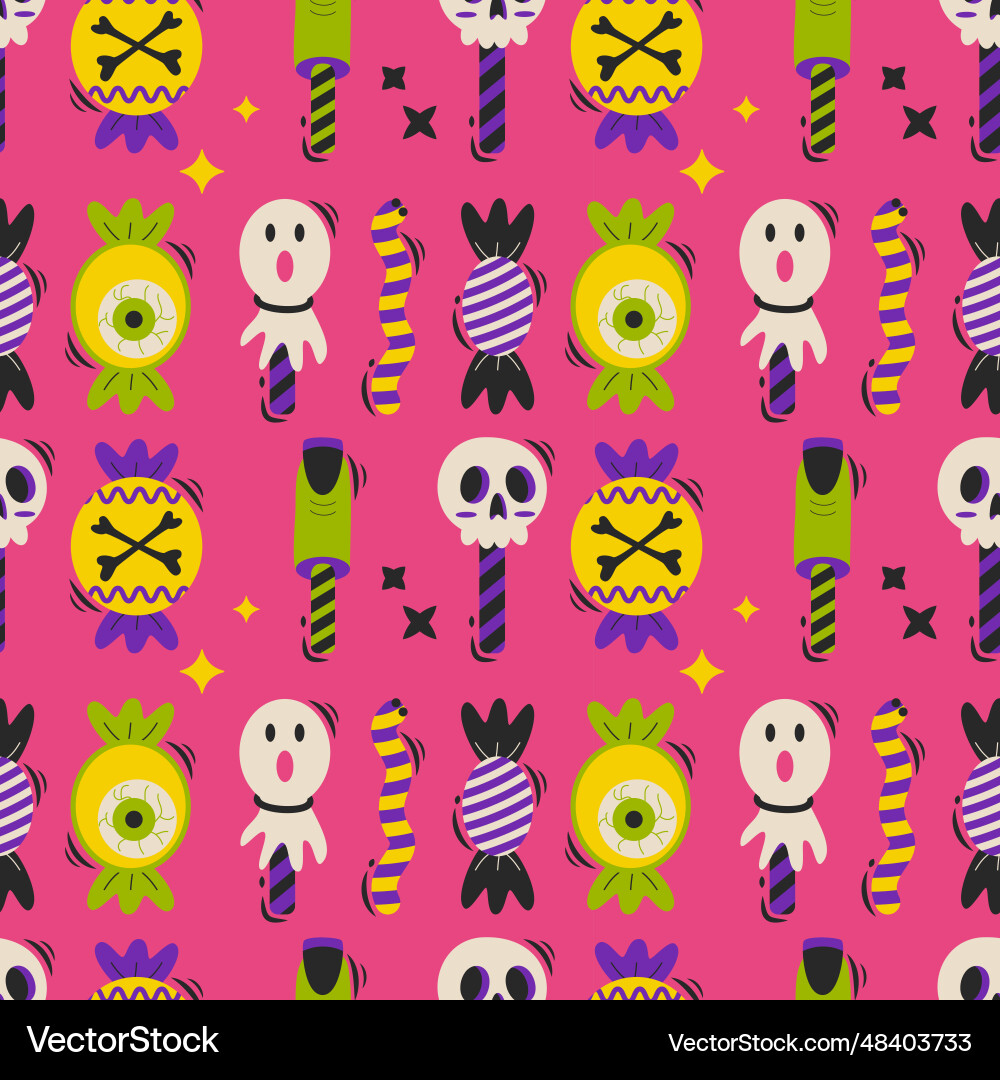 Halloween pattern endless texture can be used Halloween pattern endless texture can be used Vector Image