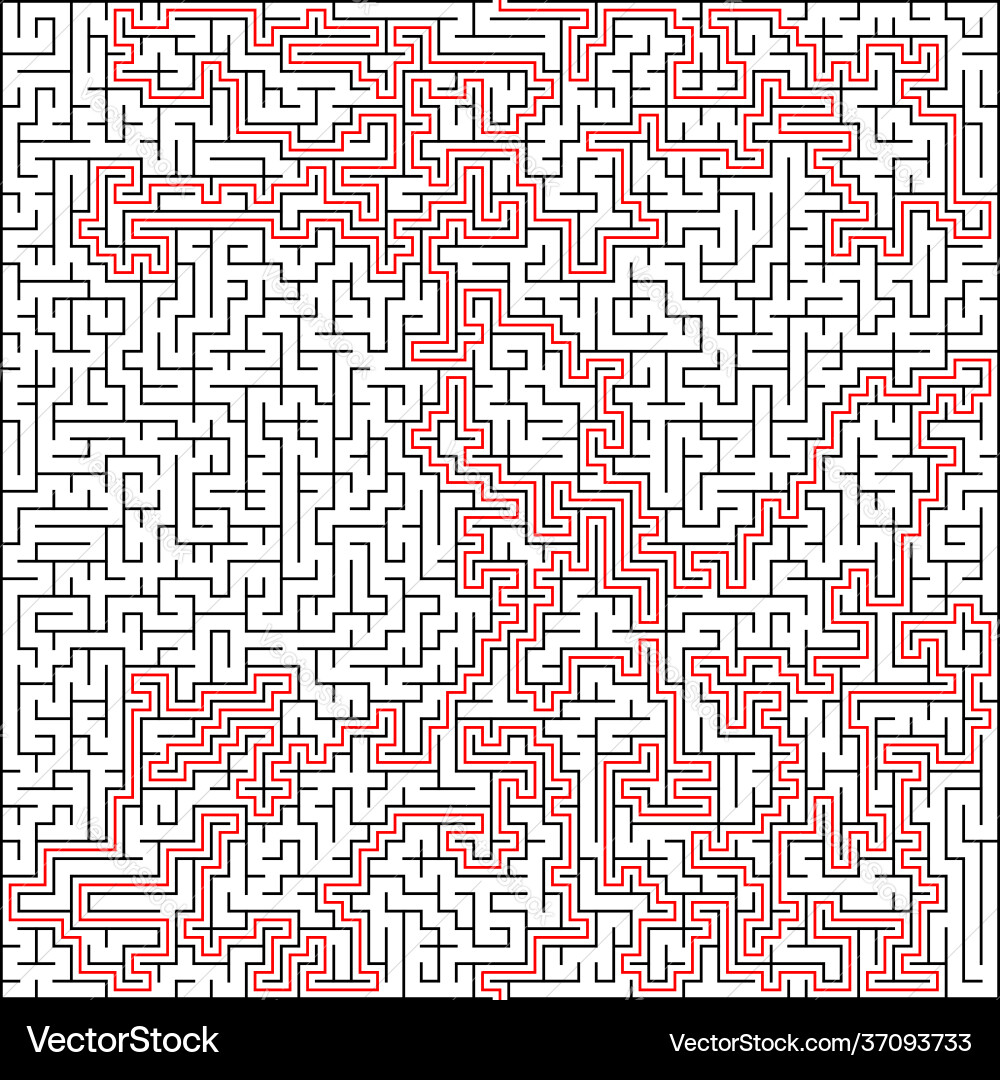 Maze labyrinth puzzle game riddle brain-teaser Maze labyrinth puzzle game riddle brain-teaser vector image