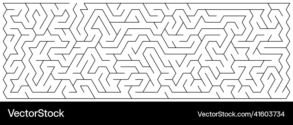 Maze or labyrinth isolated on white background Vector Image