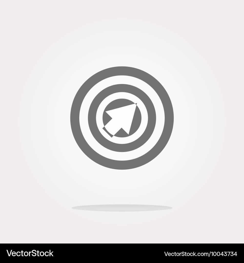 Mouse cursor sign icon pointer symbol modern ui vector image