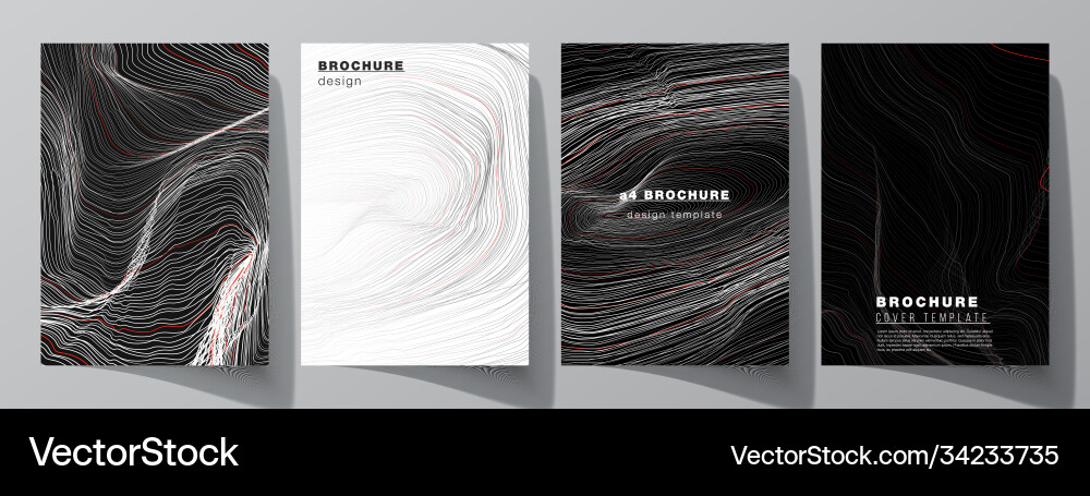 Layout a4 format modern Layout a4 format modern vector image